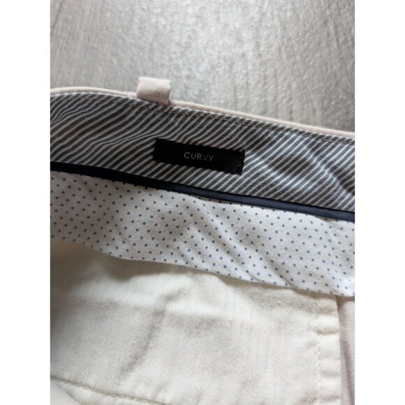 Talbots Womens Curvy Fit Beige Chino Pants Size S Cotton Blend - Picture 4 of 5